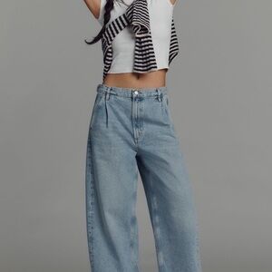 Agolde Light Blue Women's Barrel  Jeans